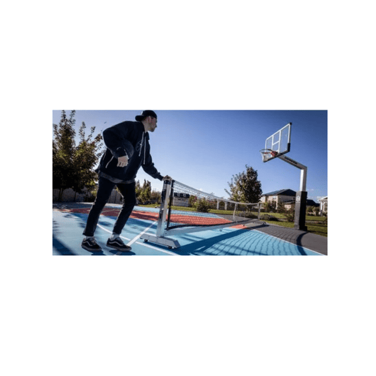 Image d'un filet de pickleball sur roues Dominator Pro Max.