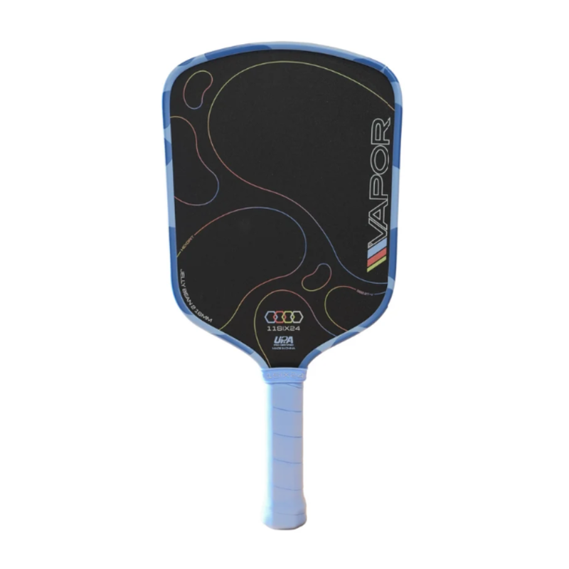 Load image into Gallery viewer, Image d'une raquette de Pickleball 11SIX24 Jelly Bean 2 Vapor couleur bleuet.
