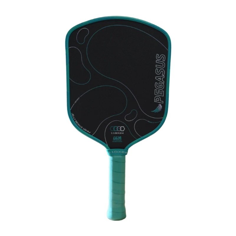 Chargez l'image dans la visionneuse de la galerie, Image d'une raquette de pickleball Jelly Bean 2 Pegasus couleur Punch des îles.
