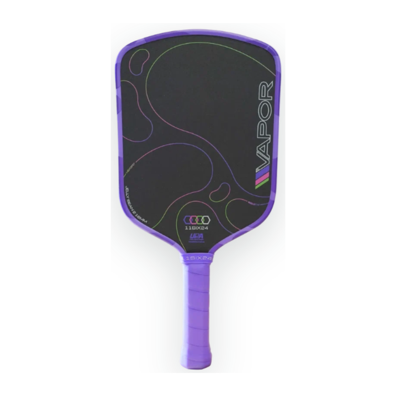 Load image into Gallery viewer, Image d'une raquette de Pickleball 11SIX24 Jelly Bean 2 Vapor couleur raisin cosmique.
