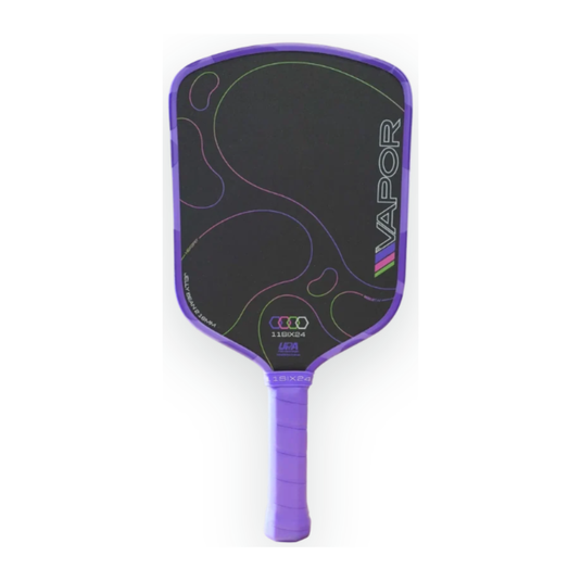 Image d'une raquette de Pickleball 11SIX24 Jelly Bean 2 Vapor couleur raisin cosmique.