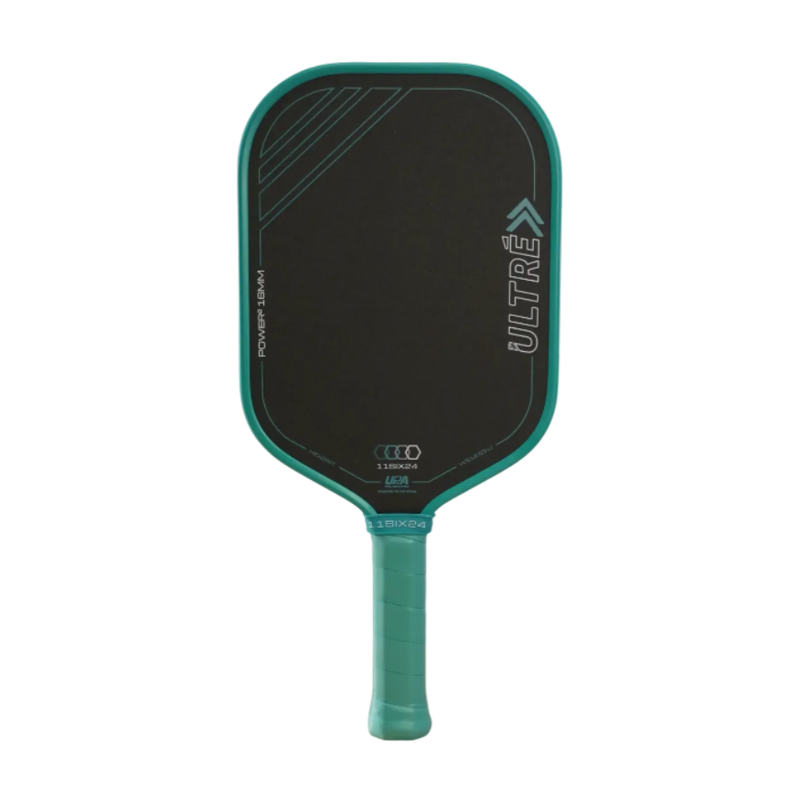Load image into Gallery viewer, Image d'une raquette de Pickleball 11SIX24 Power 2 Ultré de couleur sarcelle.
