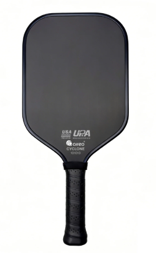 Chargez l'image dans la visionneuse de la galerie, Raquette AIREO Cyclone 16 mm pour pickleball avec noyau en mousse pulsée et surface en fibre de carbone T700.
