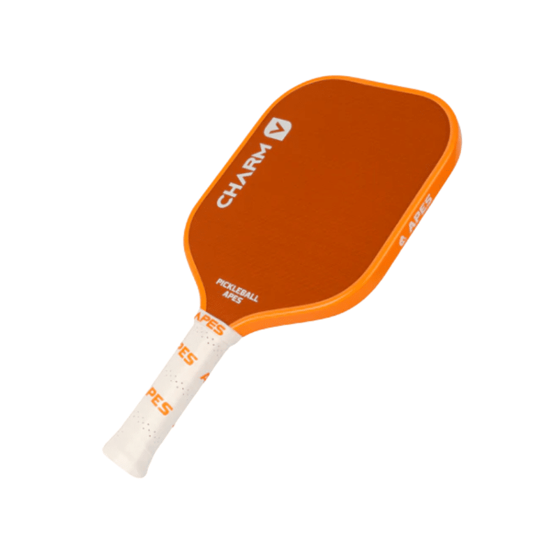 Chargez l'image dans la visionneuse de la galerie, Raquette Apes Charm V pour pickleball avec noyau en mousse PU et surface en fibres de polyaramide.
