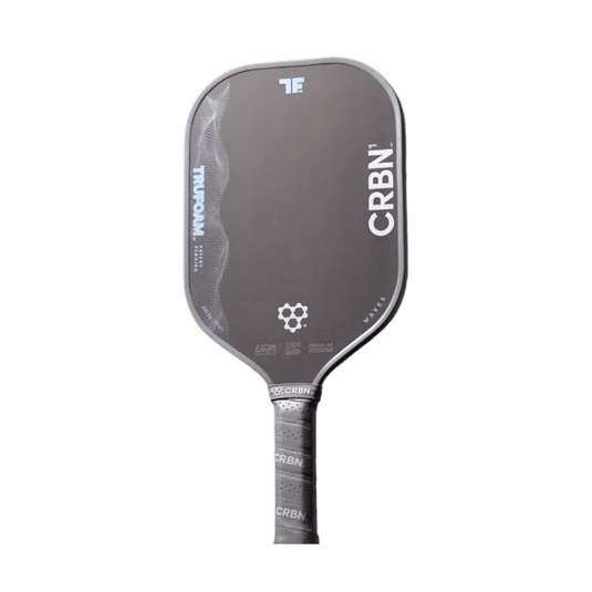 Image d'une raquette de pickleball CRBN 1 TruFoam Waves Allongé.