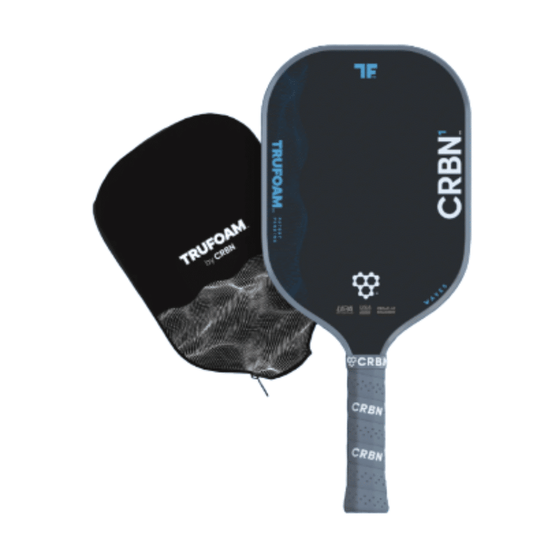 Chargez l'image dans la visionneuse de la galerie, Image d'une raquette de pickleball CRBN 1 TruFoam Waves Allongé.
