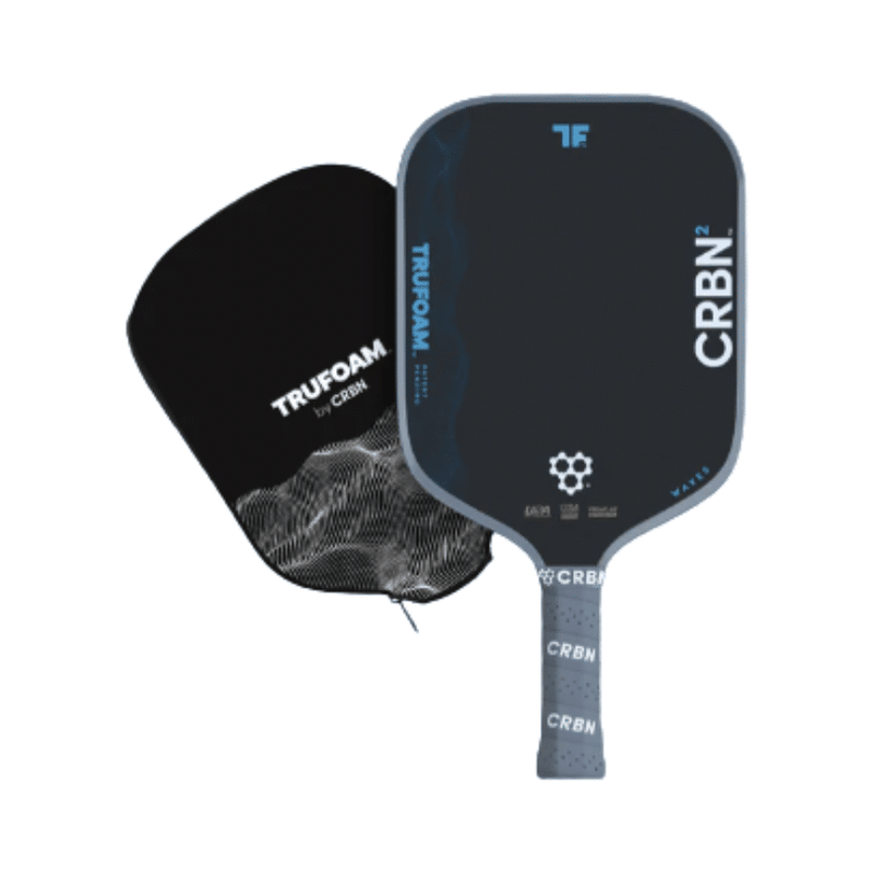 Chargez l'image dans la visionneuse de la galerie, Image d'une raquette de pickleball CRBN² TruFoam Waves Carré.
