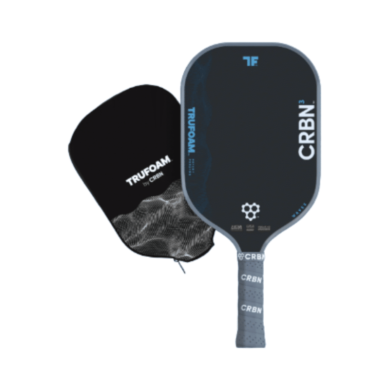 Chargez l'image dans la visionneuse de la galerie, Image d'une raquette de pickleball CRBN 3 TruFoam Waves Allongé.

