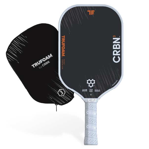 Chargez l'image dans la visionneuse de la galerie, Image d’une raquette de pickleball CRBN 3 TruFoam Barrage Allongé.

