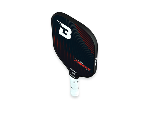 Image de la raquette de pickleball BOOMA Control Carbon Series rouge.