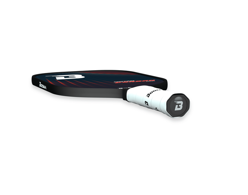 Chargez l'image dans la visionneuse de la galerie, Image de la raquette de pickleball BOOMA Control Carbon Series rouge.
