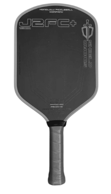 Image d'une raquette de pickleball Honolulu Sword & Shield J2FC+