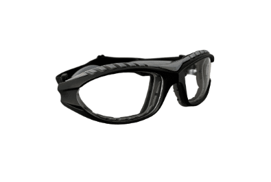 Lunette de pickleball sans verre noir Booma.