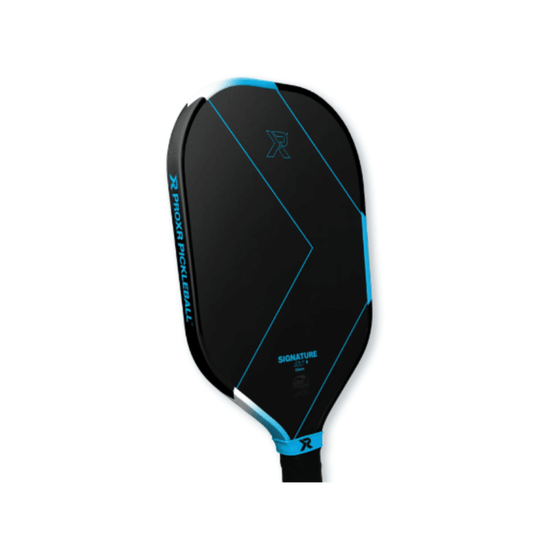 Chargez l'image dans la visionneuse de la galerie, Raquette de pickleball Pro XR Signature Jolt avec noyau 13 mm, surface en fibre de carbone Toray T700 et architecture Power Switch pour puissance et contrôle précis.
