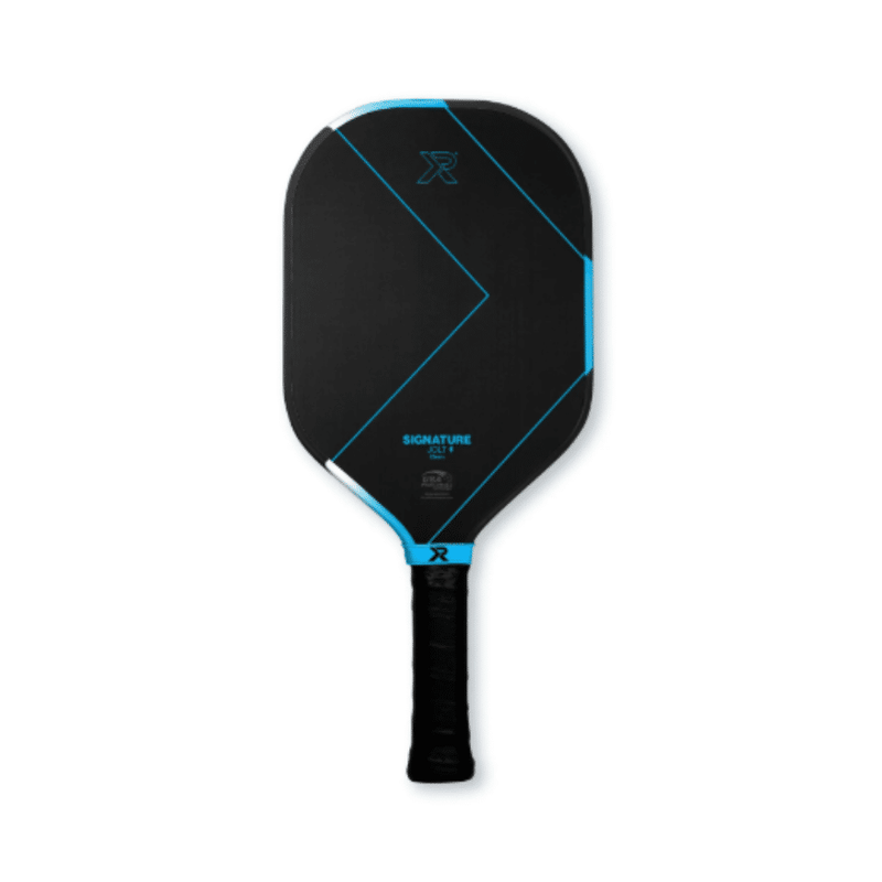 Chargez l'image dans la visionneuse de la galerie, Raquette de pickleball Pro XR Signature Jolt avec noyau 13 mm, surface en fibre de carbone Toray T700 et architecture Power Switch pour puissance et contrôle précis.
