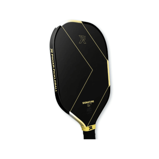 Raquette de pickleball Pro XR Signature Jolt avec noyau 13 mm, surface en fibre de carbone Toray T700 et architecture Power Switch pour puissance et contrôle précis.