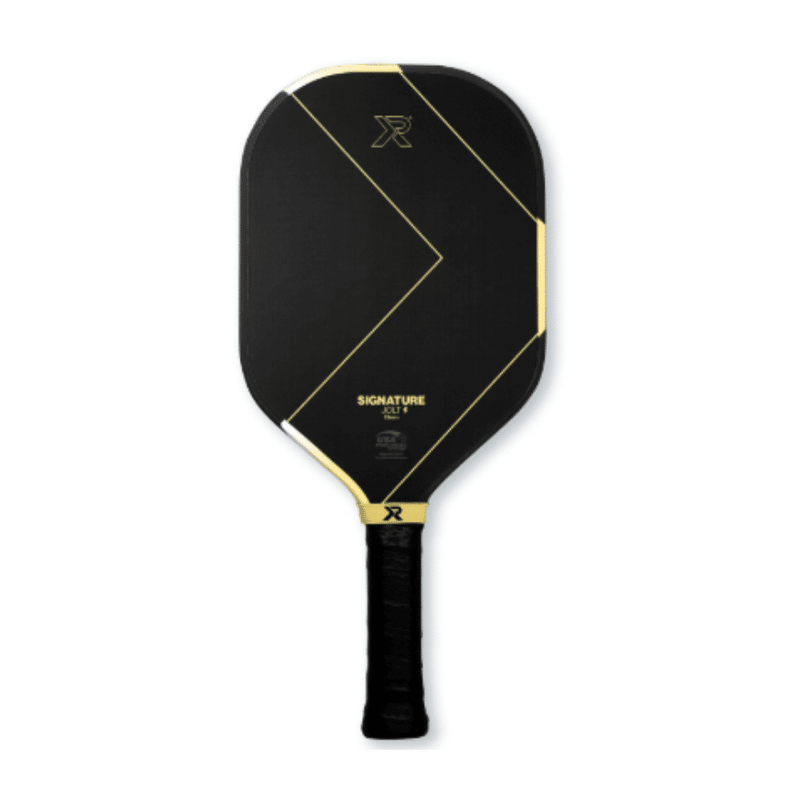 Chargez l'image dans la visionneuse de la galerie, Raquette de pickleball Pro XR Signature Jolt avec noyau 13 mm, surface en fibre de carbone Toray T700 et architecture Power Switch pour puissance et contrôle précis.
