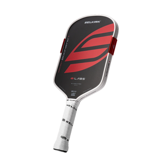 Image d'une raquette de pickleball Selkirk Boomstik LABS Projet Allongé