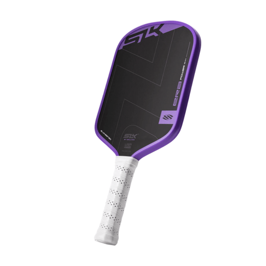 Raquette de pickleball SLK ERA Power Allonge avec surface texturée Raw Spin pour puissance et effet.