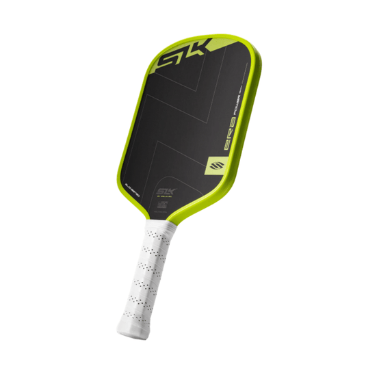 Raquette de pickleball SLK ERA Power Allonge avec surface texturée Raw Spin pour puissance et effet.