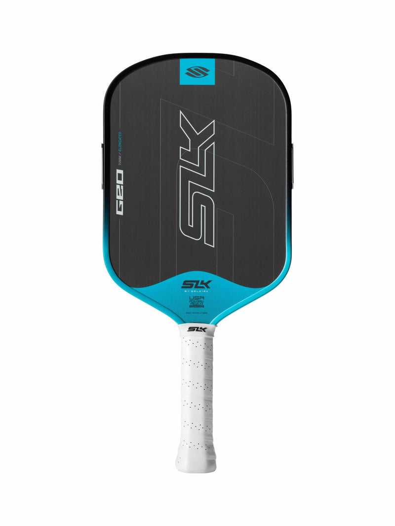 Chargez l'image dans la visionneuse de la galerie, Image d'une raquette de pickleball SLK Geo Allongé.

