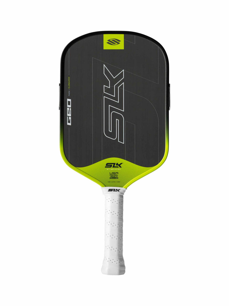 Chargez l'image dans la visionneuse de la galerie, Image d'une raquette de pickleball SLK Geo Allongé.
