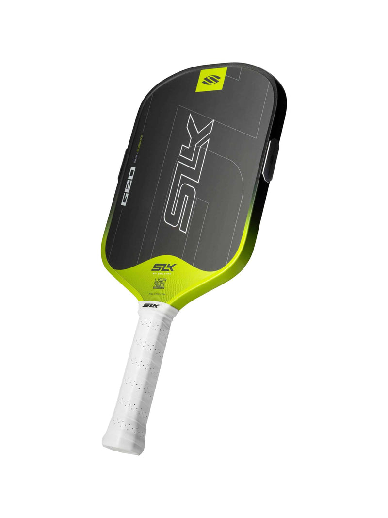 Chargez l'image dans la visionneuse de la galerie, Image d'une raquette de pickleball SLK Geo Allongé.
