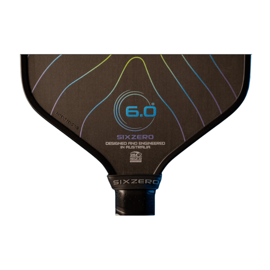 Image d’une raquette de pickleball Six Zero Black Opal.