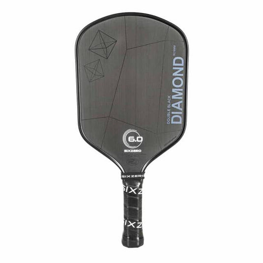 Image d'une raquette de pickleball Double Black Diamond Control de Six Zero.