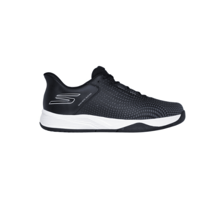 Load image into Gallery viewer, Image d'une chaussure de pickleball Skechers Viper Court Reload noir.
