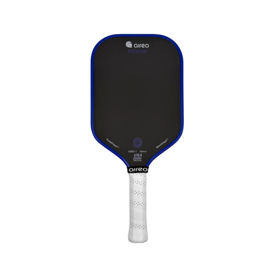 Image d’une raquette de pickleball AIREO Cyclone NanoGraph - Bleu.
