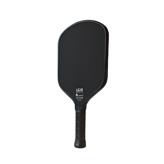 Raquette de pickleball Aireo Cyclone Nanograph Hybrid blackout. Aireo Cyclone Nanograph hybrid pickleball paddle.