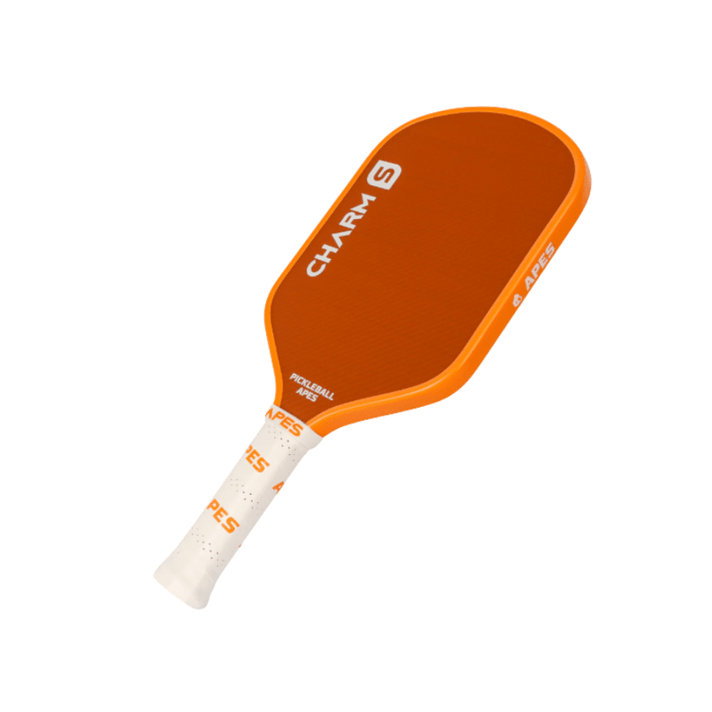 Chargez l'image dans la visionneuse de la galerie, Raquette Apes Charm S pour pickleball avec noyau en mousse PU et surface en fibres de polyaramide.
