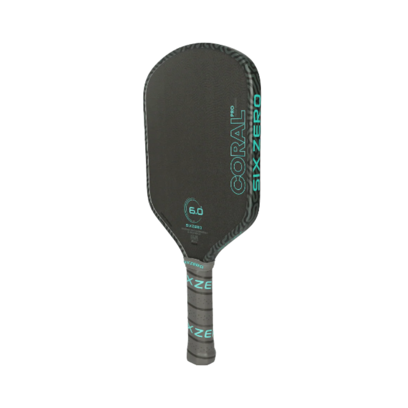 Chargez l'image dans la visionneuse de la galerie, Raquette de Pickleball Coral Pro 16 mm Hybride. - - Six Zero Coral Pro Hybrid pickleball paddle.
