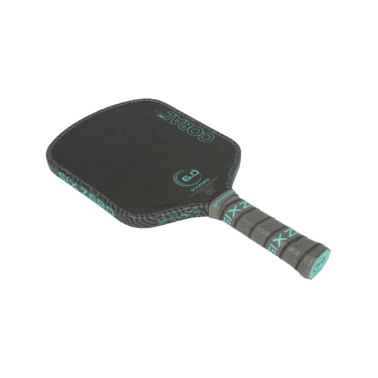 Raquette de Pickleball Coral Pro 16 mm Hybride. - Six Zero Coral Pro Hybrid pickleball paddle.