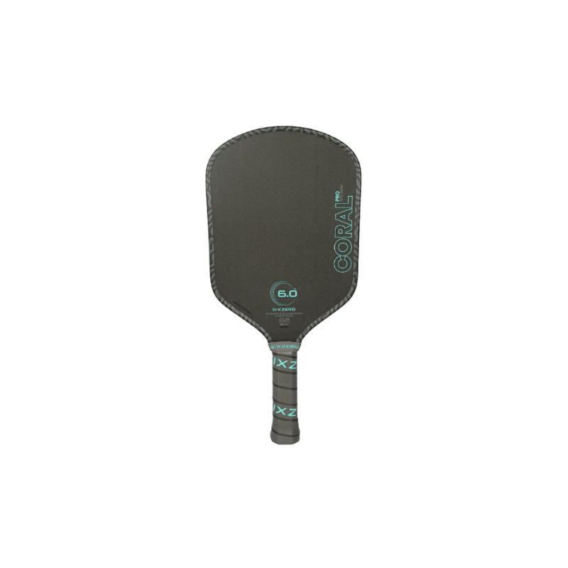 Chargez l'image dans la visionneuse de la galerie, Raquette de Pickleball Coral Pro 16 mm Hybride. - Six Zero Coral Pro Hybrid pickleball paddle.
