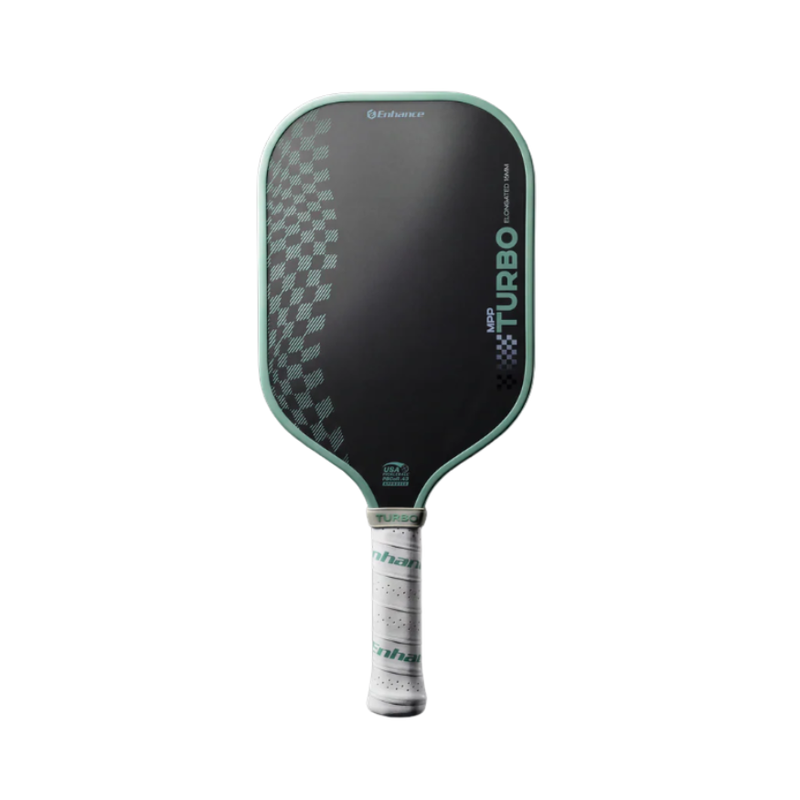 Load image into Gallery viewer, Image d'une raquette de pickleball Enhance DUO Allongée.

