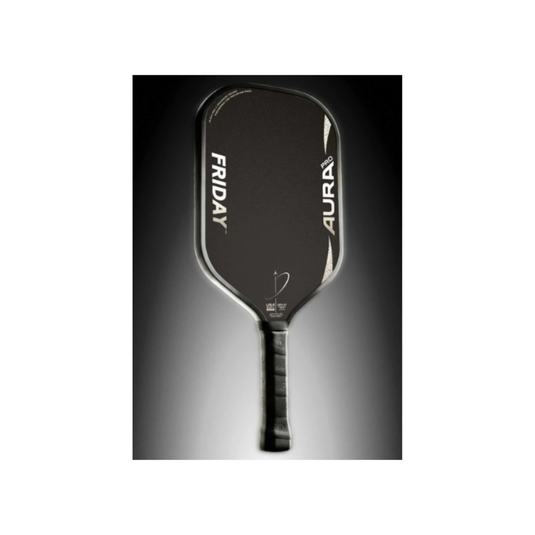 Image d’une raquette de pickleball Friday Aura Pro Allongé.