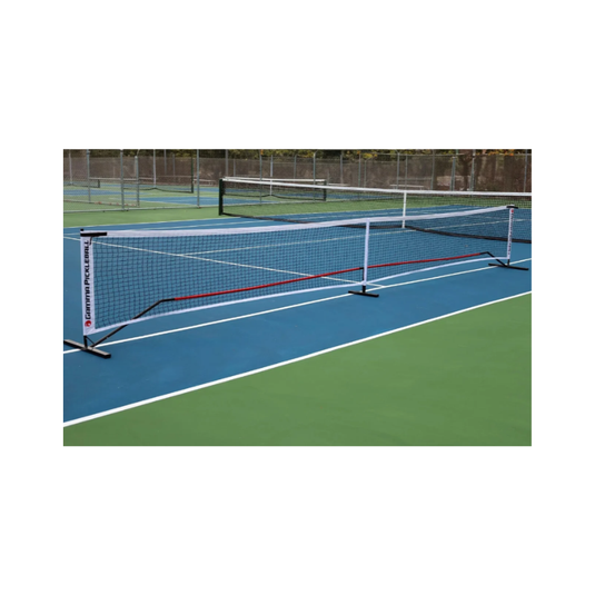 Image d'une filet de Pickleball Gamma portable 22 pieds.
