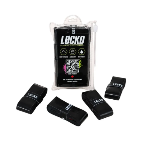 Image LØCKD Performance Overgrip couleur noir.