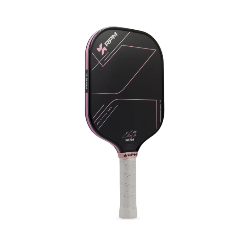 Chargez l'image dans la visionneuse de la galerie, Image d'une raquette de pickleball PRM Ella Oh Pink V2 Widebody 16 mm.
