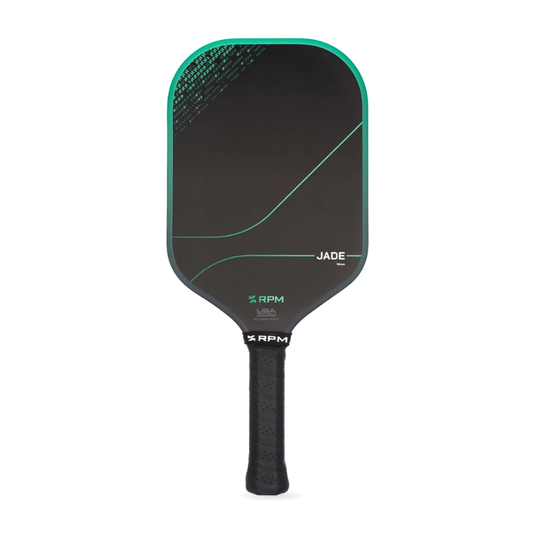 Image d'une raquette de Pickleball RPM Jade Allongée.