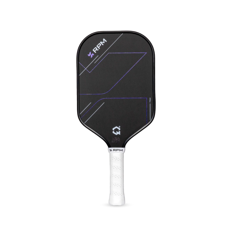 Chargez l'image dans la visionneuse de la galerie, Image d'une raquette de pickleball RPM Q2 14 mm Allongée.
