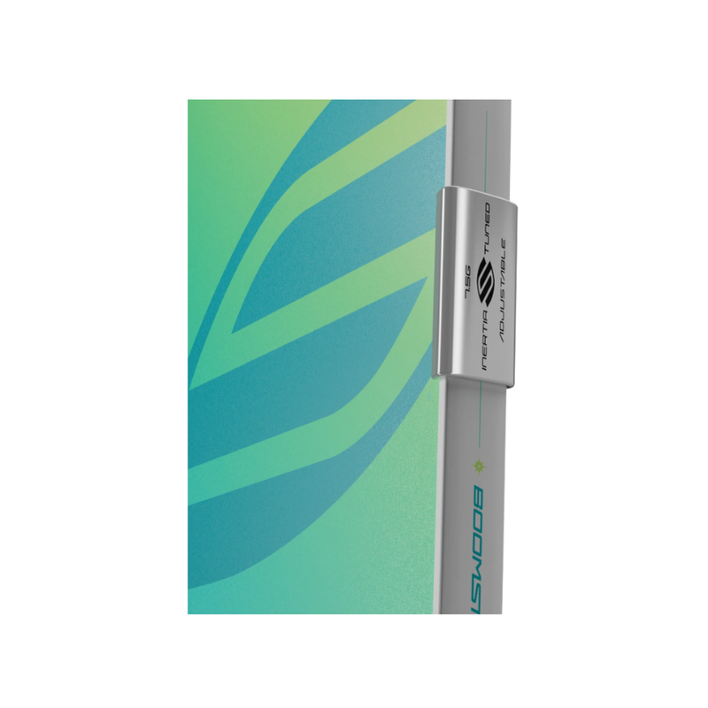 Load image into Gallery viewer, Image d'une raquette de pickleball Selkirk Boomstik LABS Projet Calypso Allongée.
