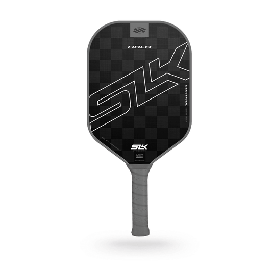 Image d'une raquette de pickleball Selkirk SLK Halo Control Max grise.
