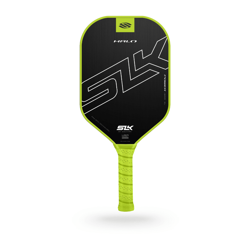 Chargez l'image dans la visionneuse de la galerie, Image d'une raquette de pickleball Selkirk SLK Halo Power XL vert volt.
