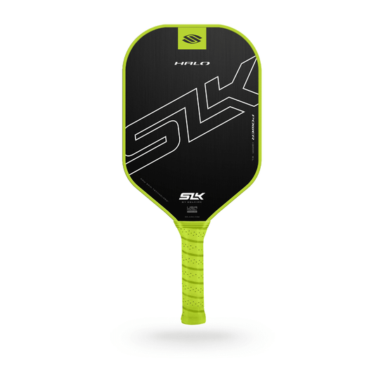 Image d'une raquette de pickleball Selkirk SLK Halo Power XL vert volt.