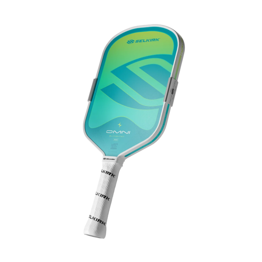 Image d’une raquette de pickleball Selkirk OMNI Allongée couleur Calypso.