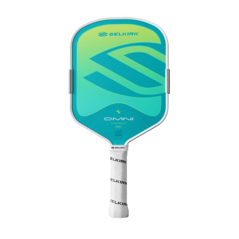 Load image into Gallery viewer, Image d’une raquette de pickleball Selkirk OMNI Widebody couleur Calypso.
