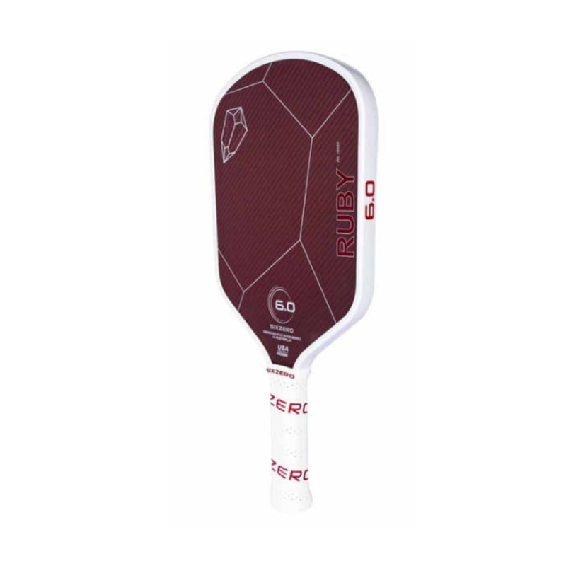 Chargez l'image dans la visionneuse de la galerie, Image d'une raquette de pickleball Ruby de Six Zero.
